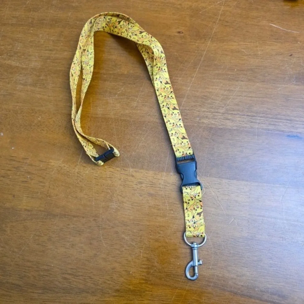 Pokemon Pikachu Drawstring eBackpack Bag with‎ Lanyard Yellow